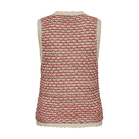Mos Mosh, MMMiah Knit Vest, Emberglow-Mos Mosh-Minlillebutik.dk