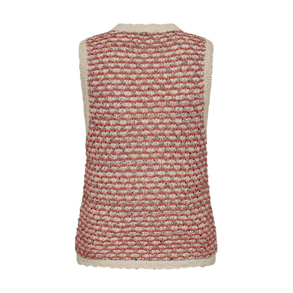 Mos Mosh, MMMiah Knit Vest, Emberglow-Mos Mosh-Minlillebutik.dk