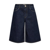 Mos Mosh, MMMathilde Urban Shorts, Dark Blue-Mos Mosh-Minlillebutik.dk