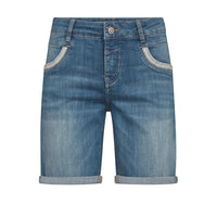 Mos Mosh, Naomi Salute Shorts, Mid blue-Mos Mosh-Minlillebutik.dk