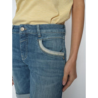 Mos Mosh, Naomi Salute Shorts, Mid blue-Mos Mosh-Minlillebutik.dk