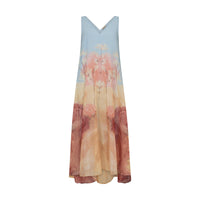 Mos Mosh, MMNylo Landscape Dress, Skyway-Mos Mosh-Minlillebutik.dk