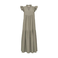 Mos Mosh, MMWaldy Izha Dress, Burnt Olive-Mos Mosh-Minlillebutik.dk