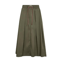 Mos Mosh, Adine Tivo Skirt, Burnt olive-Mos Mosh-Minlillebutik.dk