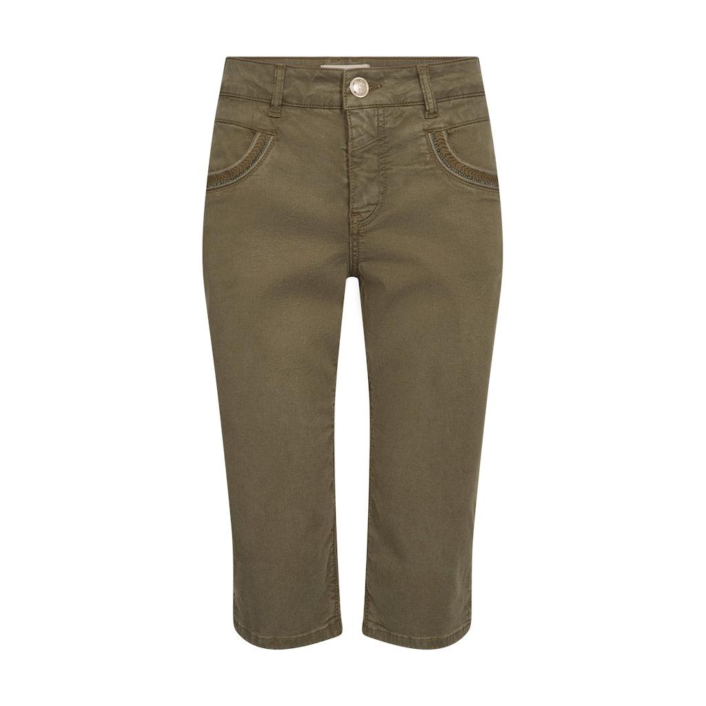 Mos Mosh, Treasure Pant, Burnt Olive, Capri