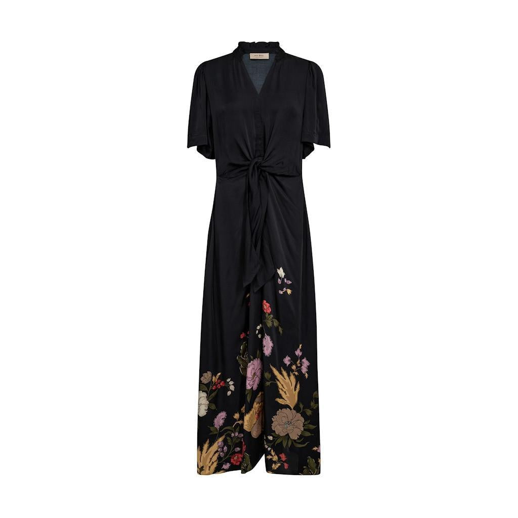 Mos Mosh, Wandi Flowwi Dress, Black-Mos Mosh-Minlillebutik.dk