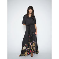 Mos Mosh, Wandi Flowwi Dress, Black-Mos Mosh-Minlillebutik.dk