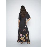 Mos Mosh, Wandi Flowwi Dress, Black-Mos Mosh-Minlillebutik.dk