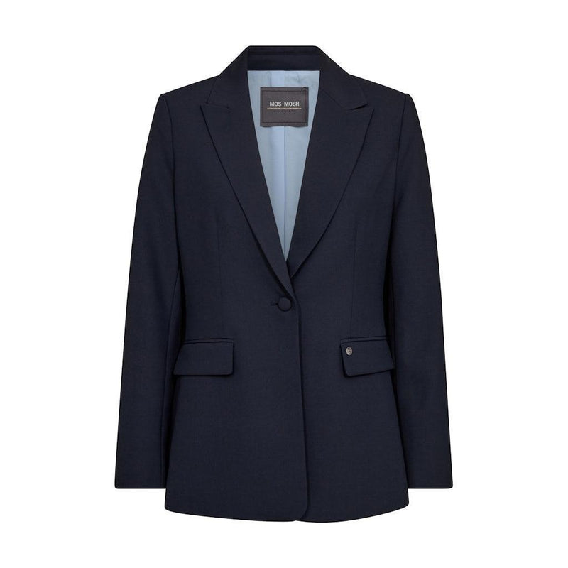Mos Mosh, Leonora Miley Blazer, Salute Navy-Minlillebutik.dk-Minlillebutik.dk