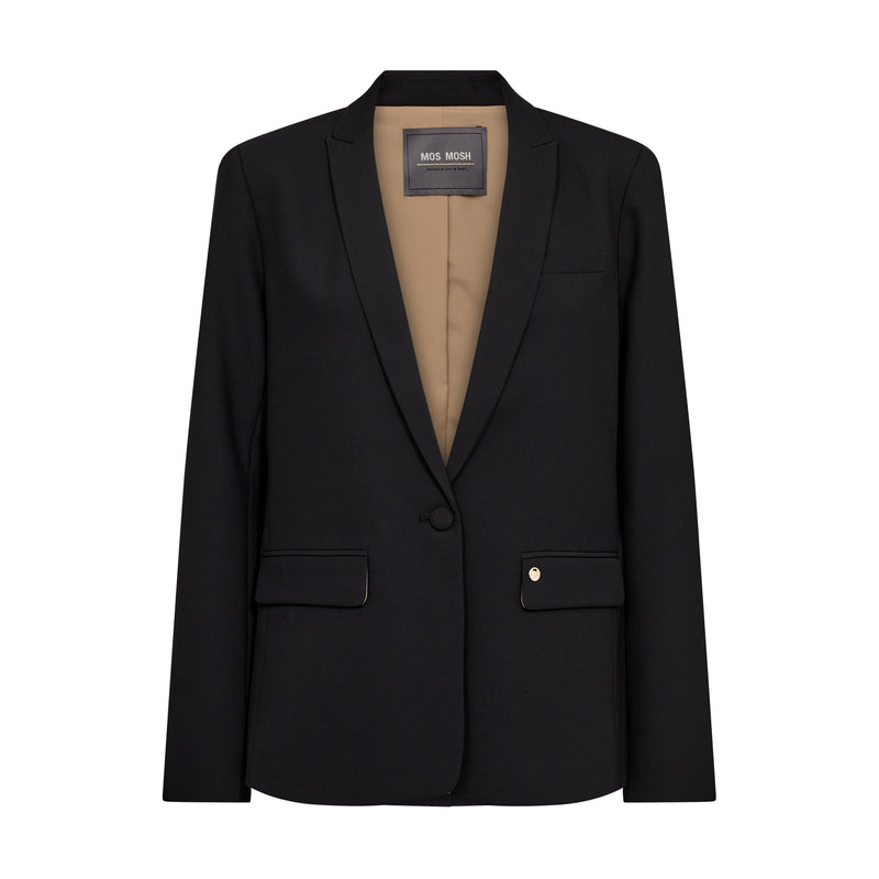 Mos Mosh, MMPhoebe Miley Blazer, Black-Mos Mosh-Minlillebutik.dk