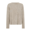 Mos Mosh, MMAlmine Knit Cardigan, Feather Gray-Mos Mosh-Minlillebutik.dk