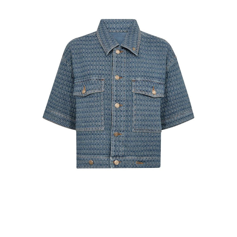 Mos Mosh, Ebba Bobble Jacket, Blue-Mos Mosh-Minlillebutik.dk