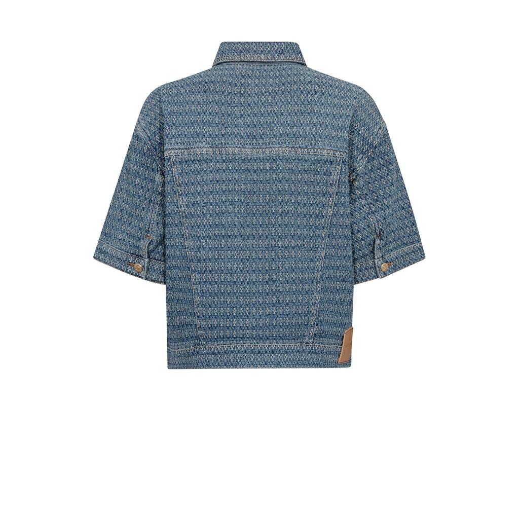 Mos Mosh, Ebba Bobble Jacket, Blue-Mos Mosh-Minlillebutik.dk
