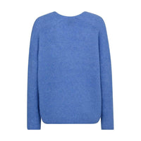 Mos Mosh, Thora V-Neck Knit, Ultramarine