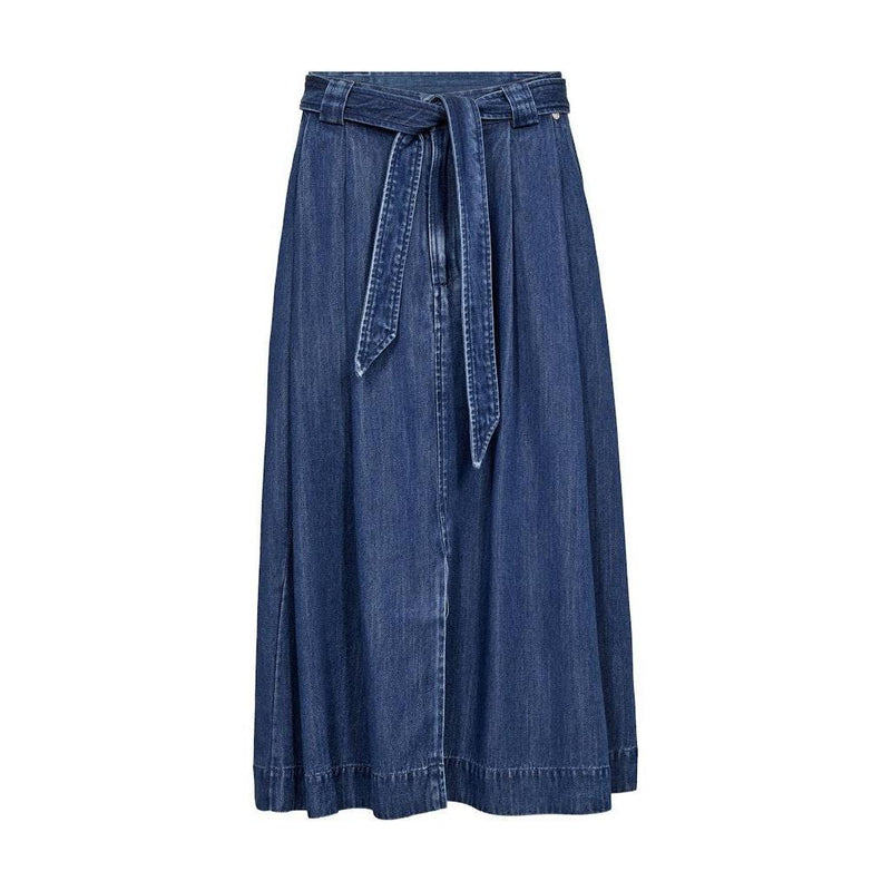 Mos Mosh, Koda Dinem Skirt, Dark Blue-Mos Mosh-Minlillebutik.dk