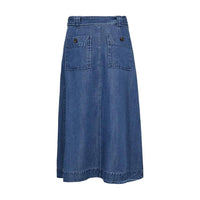 Mos Mosh, Koda Dinem Skirt, Dark Blue-Mos Mosh-Minlillebutik.dk