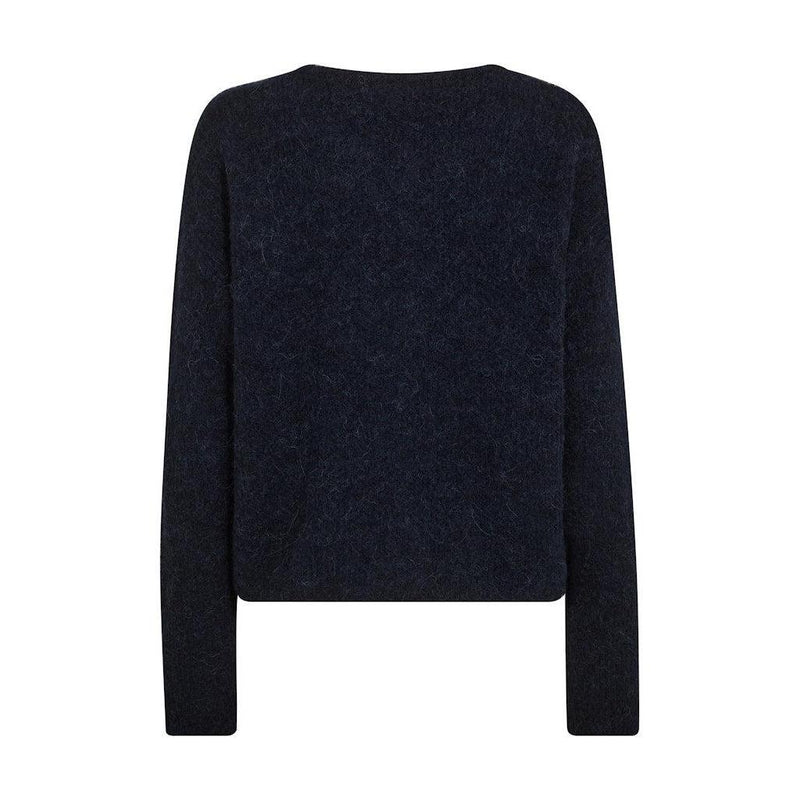 Mos Mosh, Almine Knit Cardigan, Salute Navy-Mos Mosh-Minlillebutik.dk