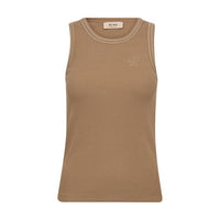 Mos Mosh, Ara Rib Tank Top, Petrified Oak
