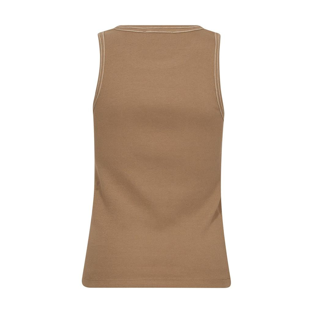 Mos Mosh, Ara Rib Tank Top, Petrified Oak