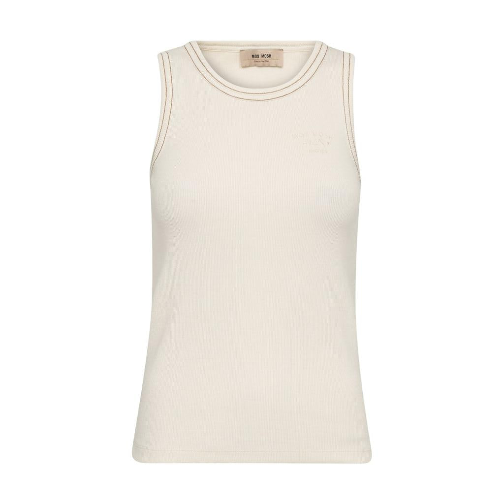 Mos Mosh, Ara Rib Tank Top, Ecru