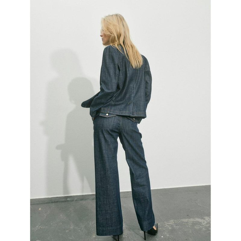 Mos Mosh, Dara Nippon Jeans, Dark Blue-Mos Mosh-Minlillebutik.dk