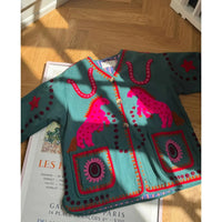 Sissel Edelbo, Maggie Jacket, Green-Sissel Edelbo-Minlillebutik.dk