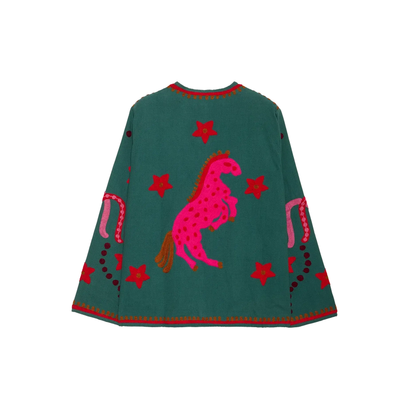 Sissel Edelbo, Maggie Jacket, Green-Sissel Edelbo-Minlillebutik.dk