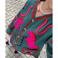 Sissel Edelbo, Maggie Jacket, Green-Sissel Edelbo-Minlillebutik.dk