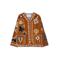 Sissel Edelbo, Maggie Jacket, Velvet Brown-Sissel Edelbo-Minlillebutik.dk