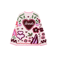 Sissel Edelbo, Maggie Jacket, Suzani Embroidery Flower, Onesize-Sissel Edelbo-Minlillebutik.dk