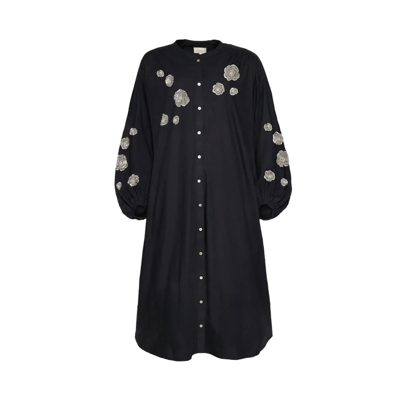 Sissel Edelbo, Mildred Dress, Black-Sissel Edelbo-Minlillebutik.dk