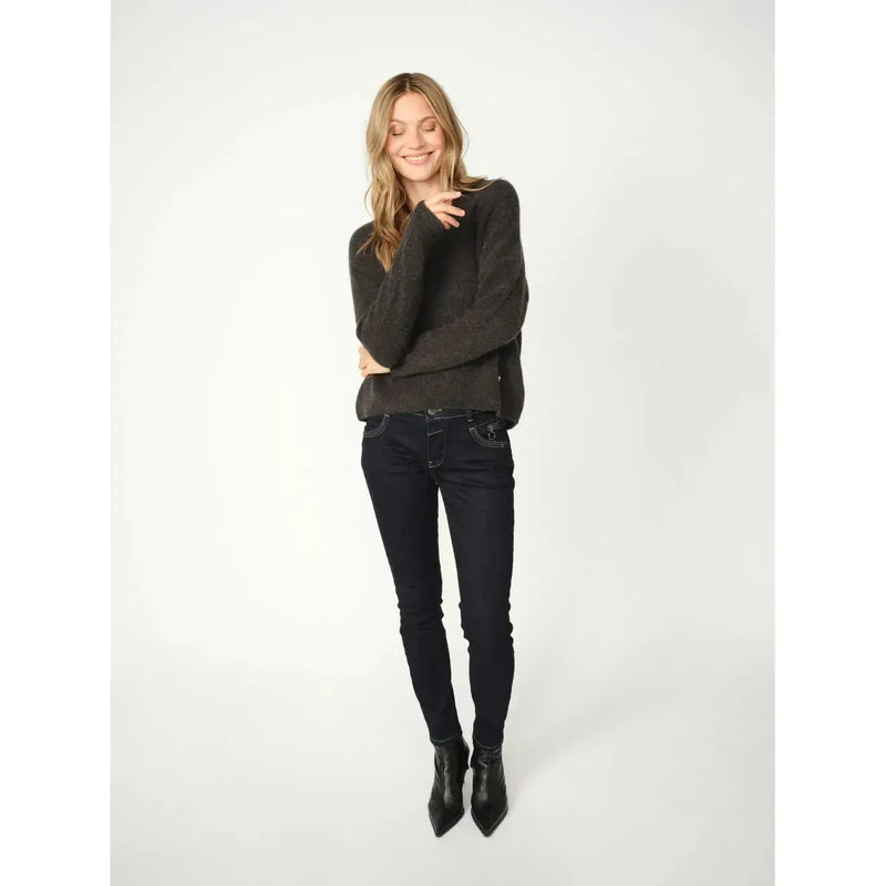 Mos Mosh, MMCarla Naomi Hybrid Jeans, Regular, Dark Blue-Mos Mosh-Minlillebutik.dk