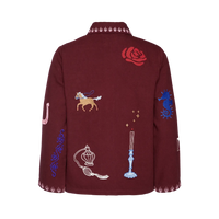 Sissel Edelbo, My Jacket, Burgundy-Sissel Edelbo-Minlillebutik.dk