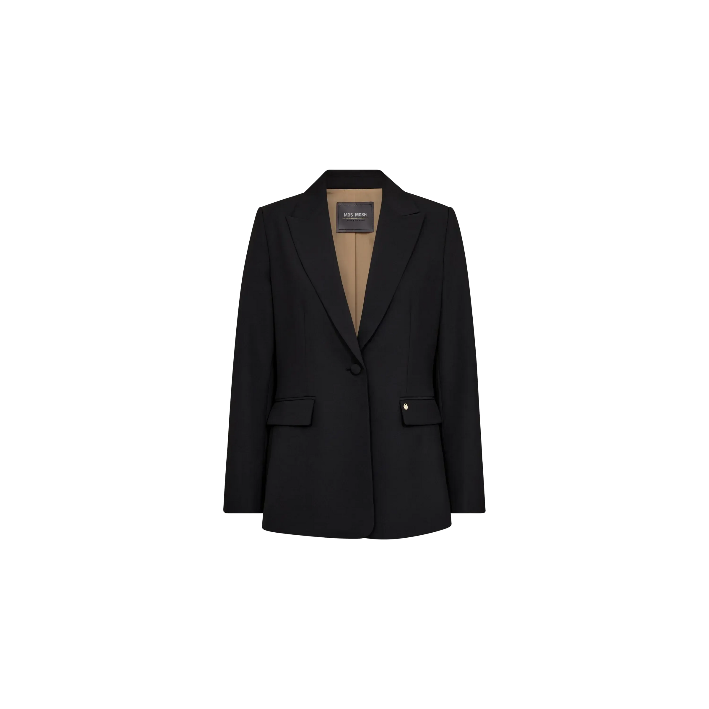 Mos Mosh, Leonora Miley Blazer, Black-Mos Mosh-Minlillebutik.dk