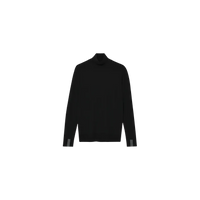 Mos Mosh Gallery, MMGAdam Soft Roll Neck, Charcoal Melange-Mos Mosh Gallery-Minlillebutik.dk