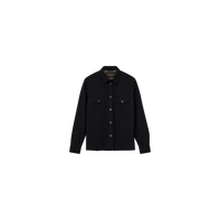 Mos Mosh Gallery, Birk Traver Overshirt, Black-Mos Mosh Gallery-Minlillebutik.dk