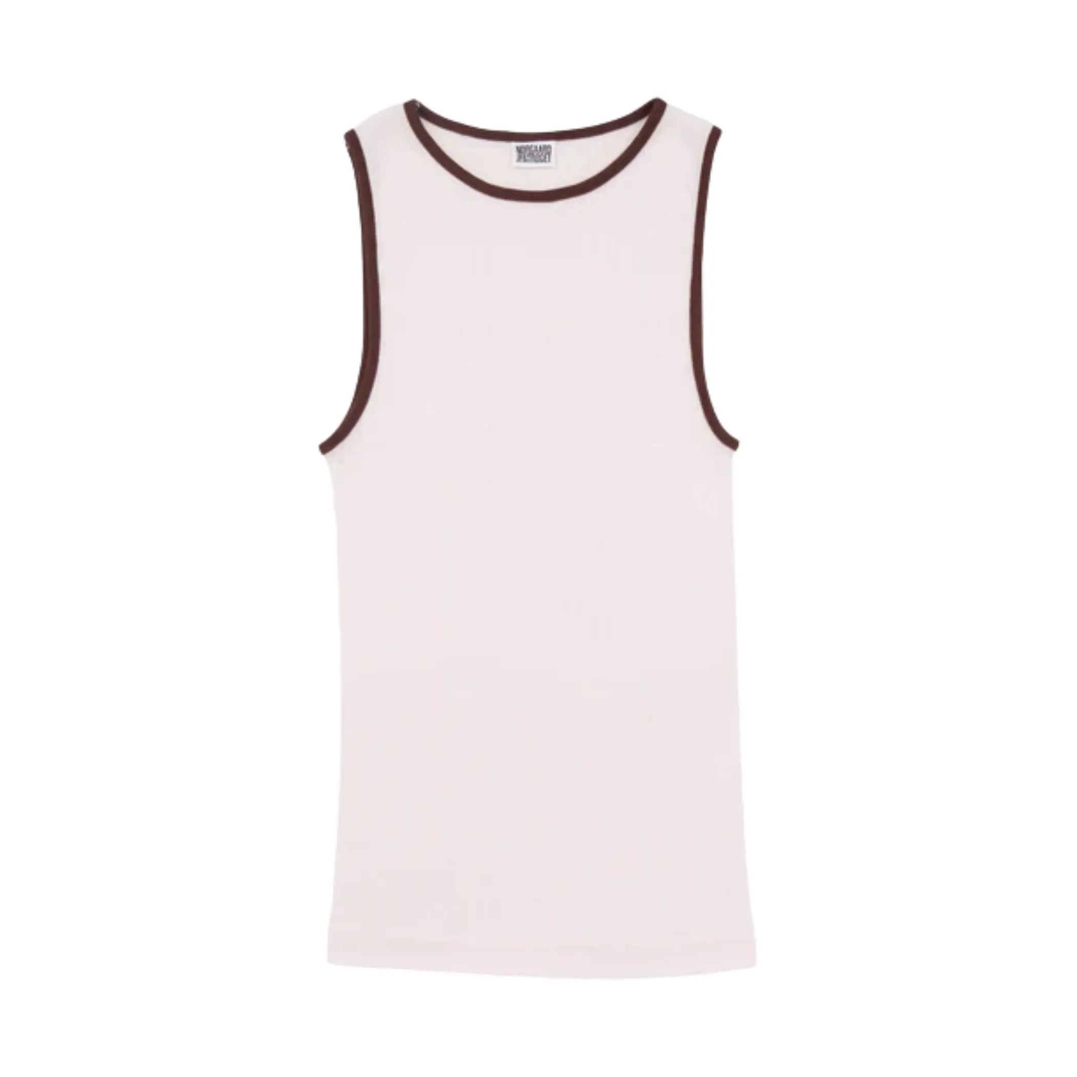 Nørgaard Paa Strøget, NPS Tank Top Kontrast, Rose/Brown, One Size