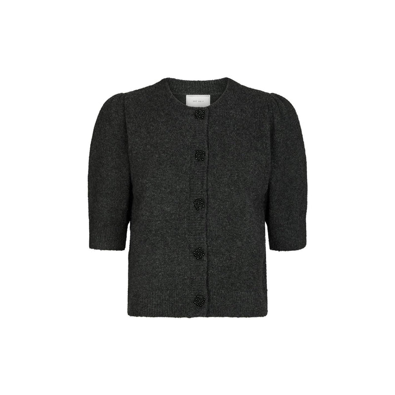 Neo Noir, Trudy Knit Cardigan, Antracit Melange-Neo Noir-Minlillebutik.dk