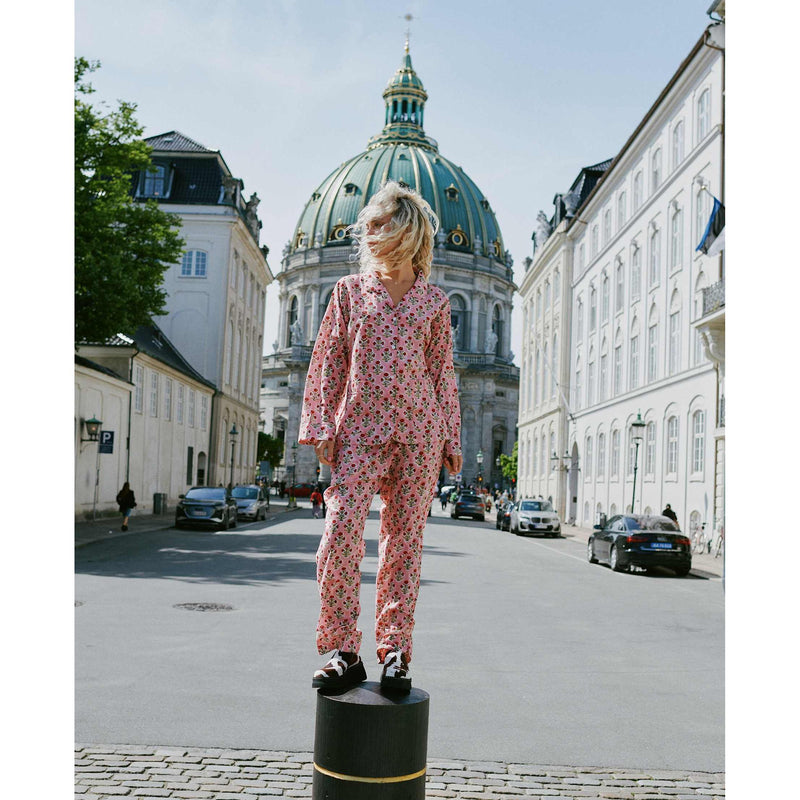 Sissel Edelbo, Nuit Pyjamas Set, Cherry Flower-Sissel Edelbo-Minlillebutik.dk