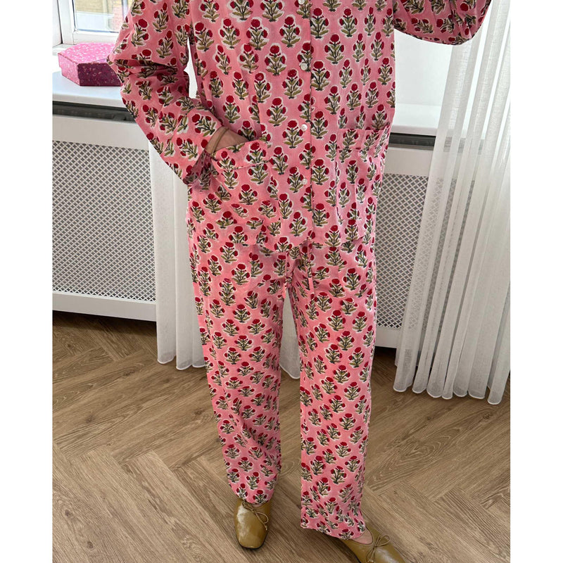 Sissel Edelbo, Nuit Pyjamas Set, Cherry Flower-Sissel Edelbo-Minlillebutik.dk