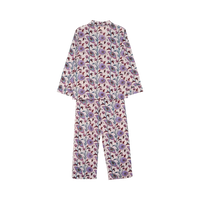 Sissel Edelbo, Nuit Pyjamas Set, Organic Cotton Purple Flower-Sissel Edelbo-Minlillebutik.dk
