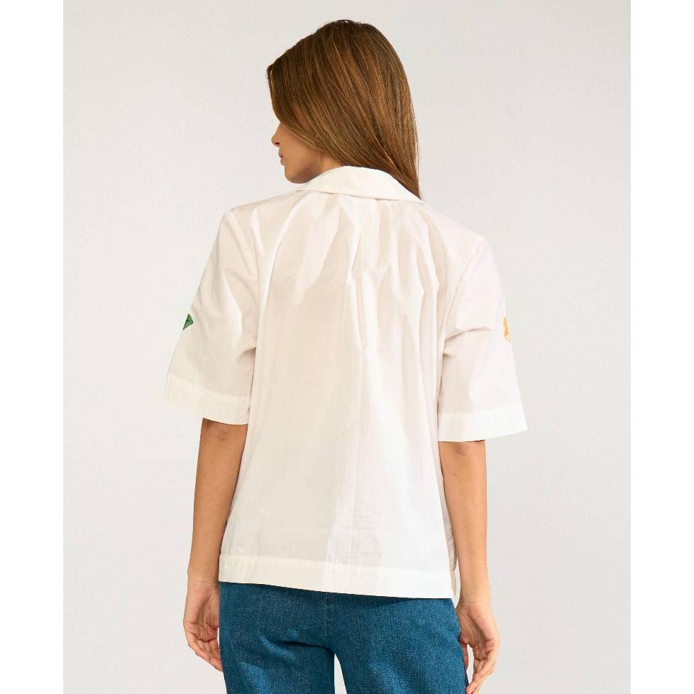 Nümph, Numaia Shirt, Bright White-Nümph-Minlillebutik.dk