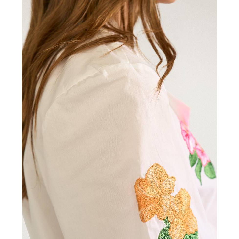 Nümph, Numaia Shirt, Bright White-Nümph-Minlillebutik.dk