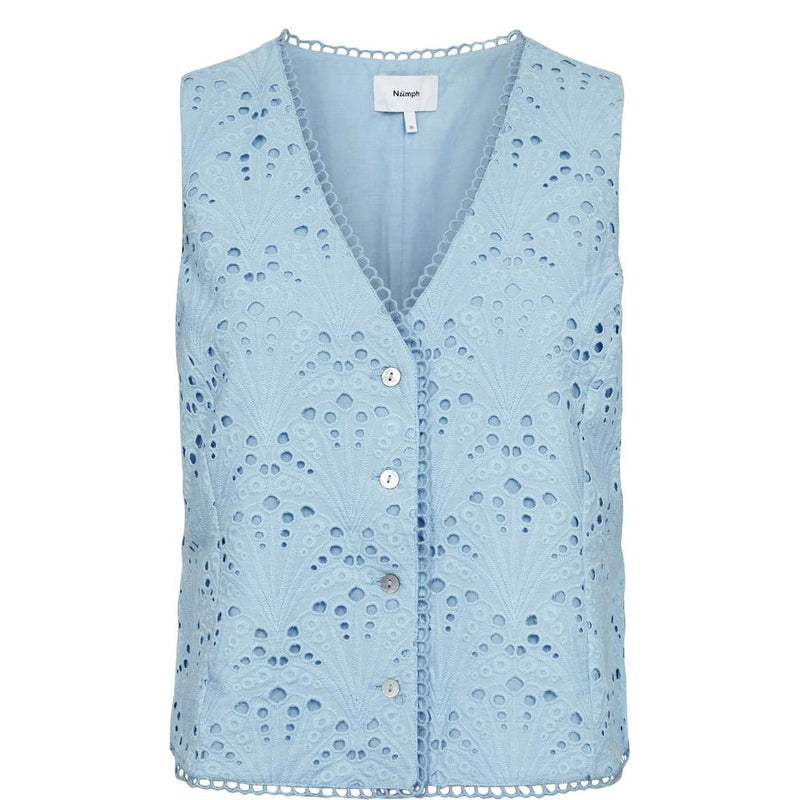 Nümph, Numaya Vest, Placid blue-Nümph-Minlillebutik.dk