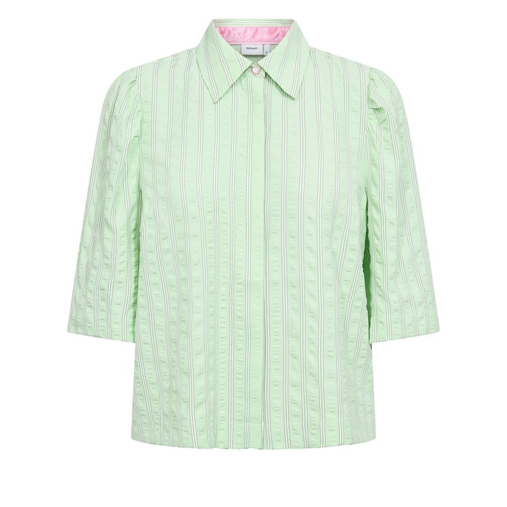 Nümph, Nupiper Shirt, Absinthe Green-Nümph-Minlillebutik.dk
