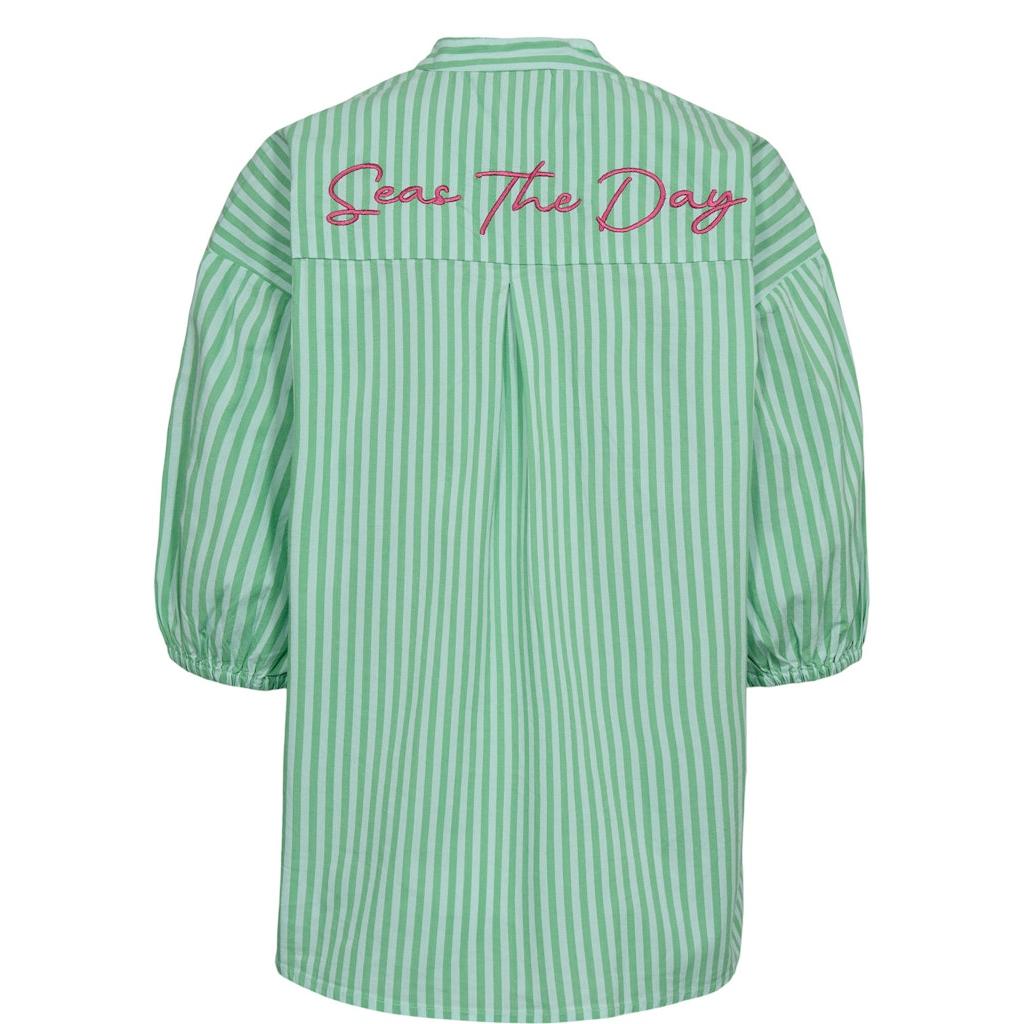 Nümph, Nuseanne Shirt, Absinthe Green-Nümph-Minlillebutik.dk