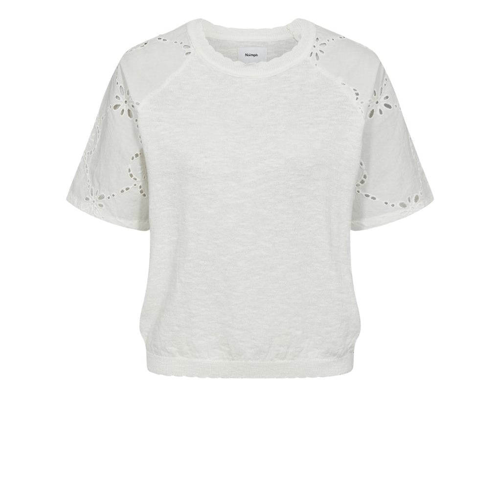 Nümph, Nusiffa Pullover, Cloud Dancer-Nümph-Minlillebutik.dk