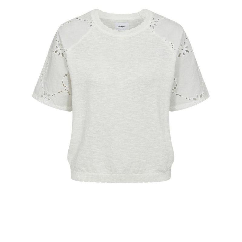 Nümph, Nusiffa Pullover, Cloud Dancer-Nümph-Minlillebutik.dk