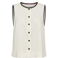 Nümph, Nualani Vest, Whitecap Gray-Nümph-Minlillebutik.dk