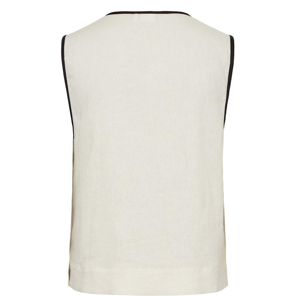Nümph, Nualani Vest, Whitecap Gray-Nümph-Minlillebutik.dk